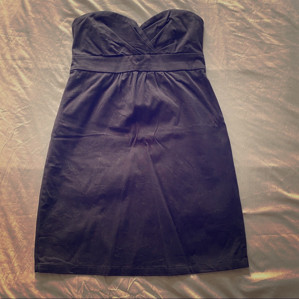 Volcom strapless black dress